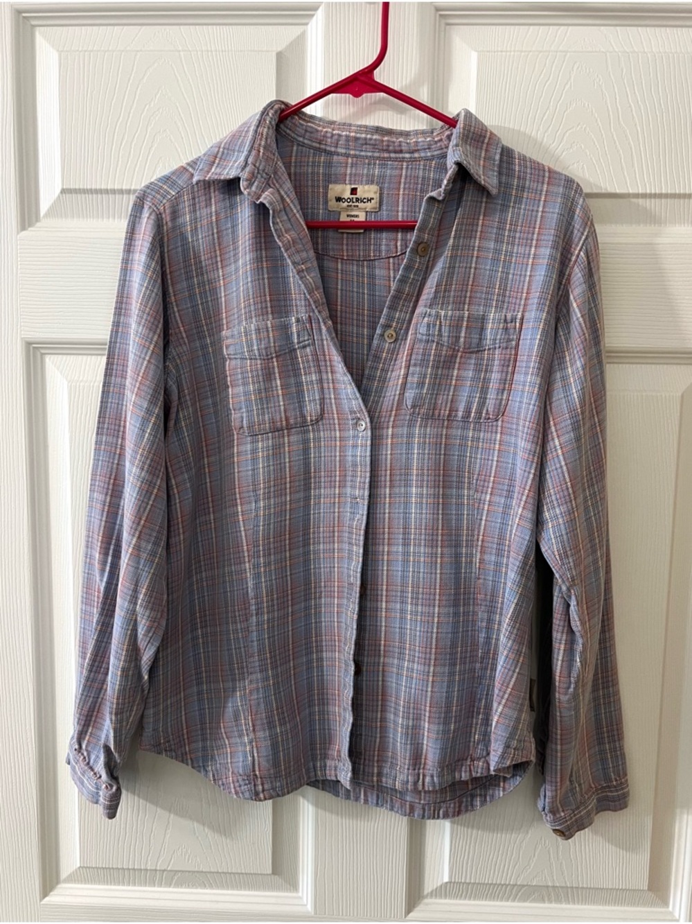Woolrich Plaid Flannel Button-Up Shirt